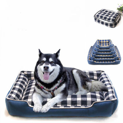 Warm Soft Lattice Square Dog Mat 740g Indoor House Kennel Nest comfort dog bed