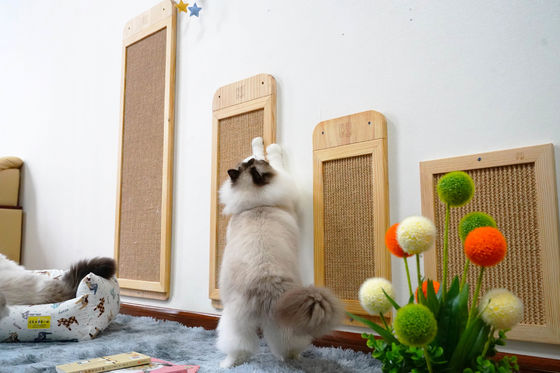 Durable Sisal Wall Mounted Cat Scratcher Post Place Floor  40*30cm 30*76cm  40*120cm