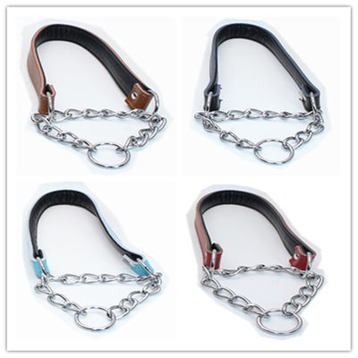 Personalized Popular Small Big Dogs Leather Collar Chain Necklace Dog Collar
