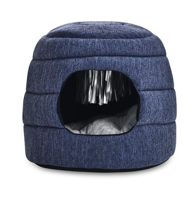2 in 1 Foldable Cat Bed Sustainable Breathable Animal Cat Tent House Cat Cave Carriers