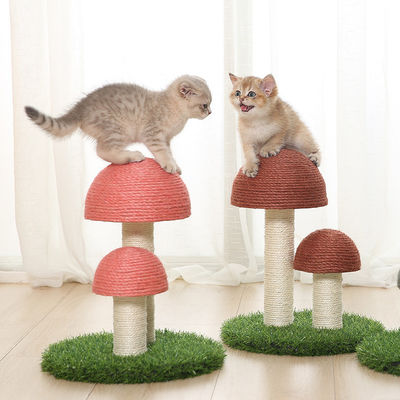 Flax Mushrooms Sisal Cat Tree Tower Cat Scratch Post Board S 36*30cm