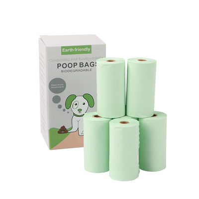 120 Eco Friendly Compostable Dog Poop Bags Biodegradable Bulk Leak Proof Degradable Dog Poop Bags