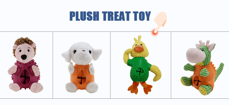 Aggressive Chewers Squeak Interactive Puzzle Hide And Seek Plush Chew Dog Pet Toys