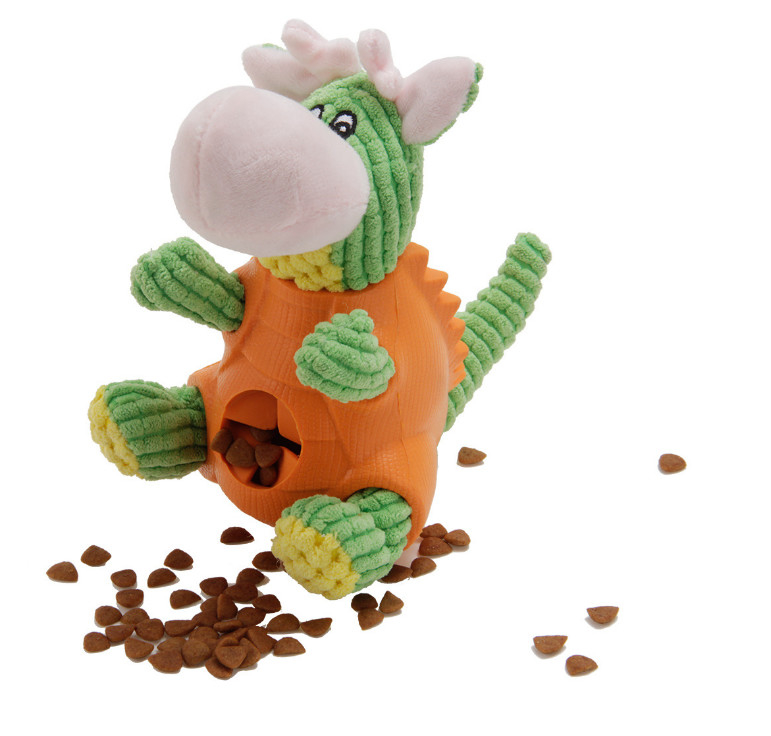 Eco Friendly Squeaky Soft Chew Dog Treat Dispenser Custom Pet Plush Toys