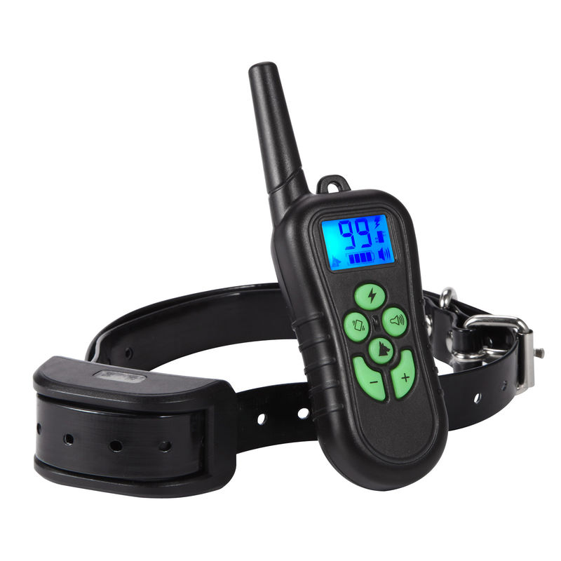 Electric Pet Training Products Adjustable Vibration Shock Dog Training Collar With Remote 340g