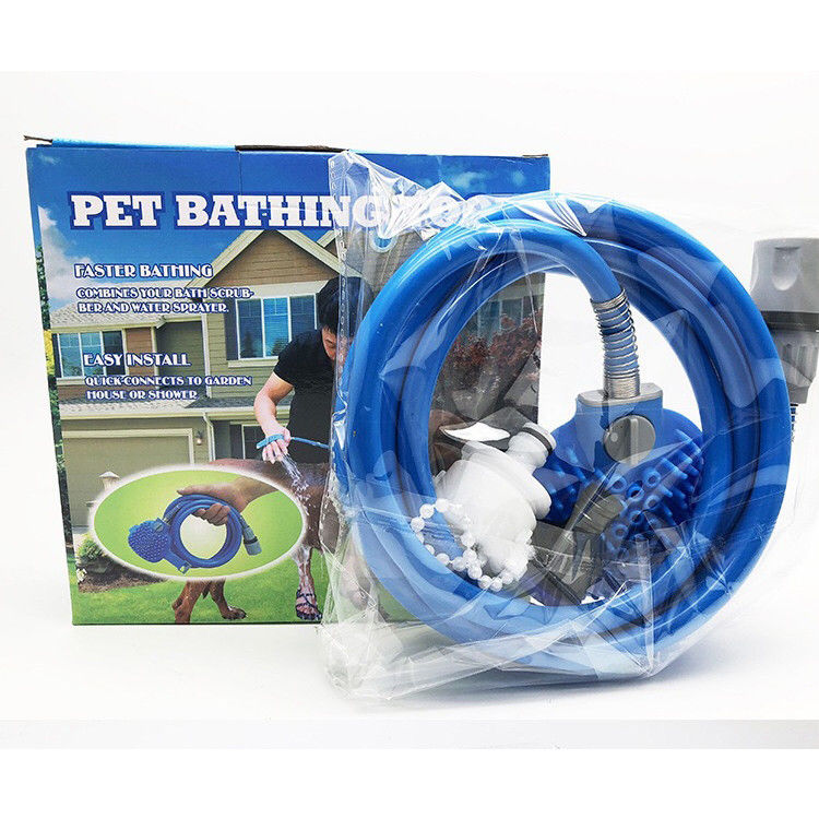 Dog Bathing Massaging Palm Pet Hair Remover for Dog Bath Dogs Shower Bath Grooming Brush