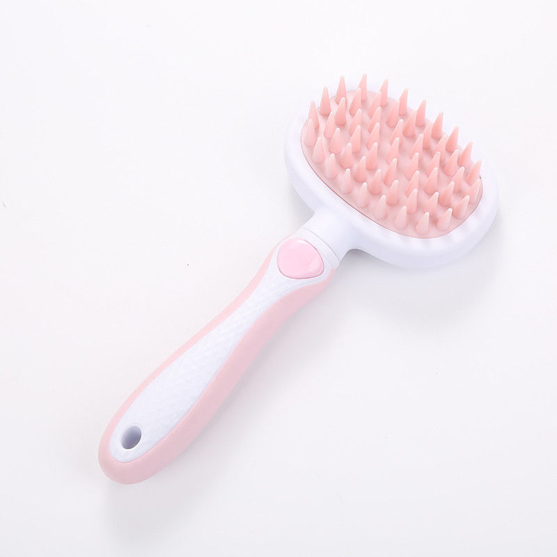 Soft Tooth Dog Massage Brush 92g 19.5*9*5cm Cat Grooming Brush Comb