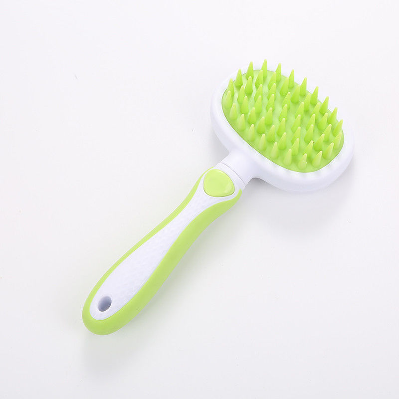 Soft Tooth Dog Massage Brush 92g 19.5*9*5cm Cat Grooming Brush Comb