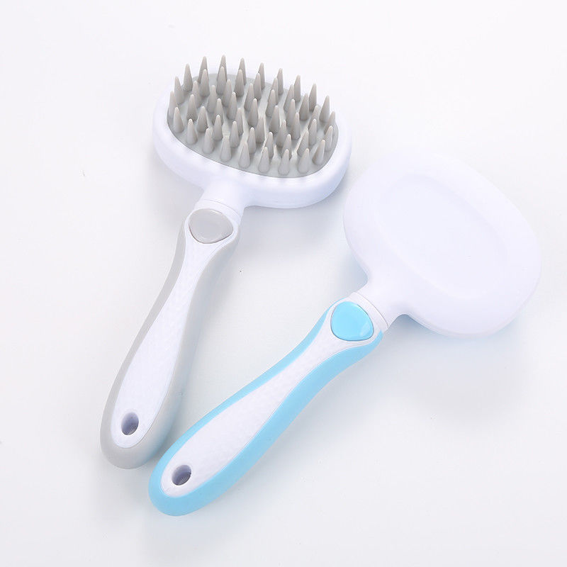 Soft Tooth Dog Massage Brush 92g 19.5*9*5cm Cat Grooming Brush Comb