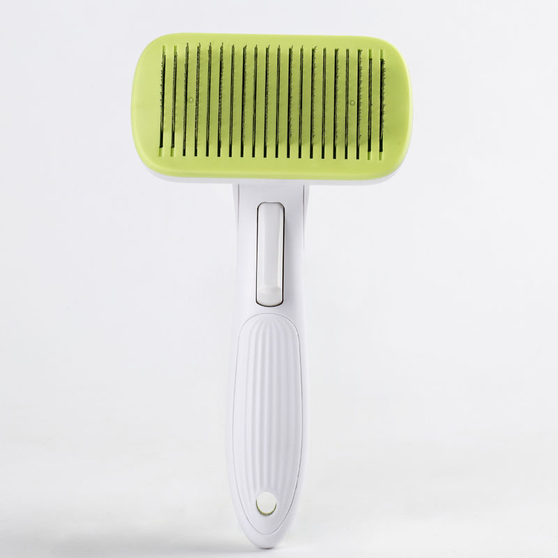 Au-To Pet Hair Remover Slicker Pet Shedding Brush Comb For Dog Cat BSCI Certification