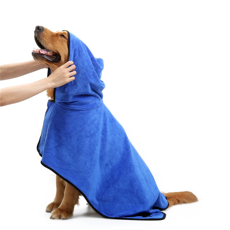 bibulous Pet Grooming Tools Soft Absorbent Microfiber Fast Drying Dog Towels