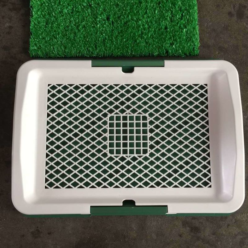 Easy Clean Removable Cover Pet Grooming Tools Indoor Dog Potty Tray 1378g