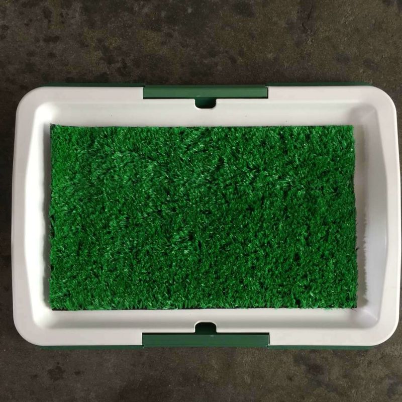 Easy Clean Removable Cover Pet Grooming Tools Indoor Dog Potty Tray 1378g