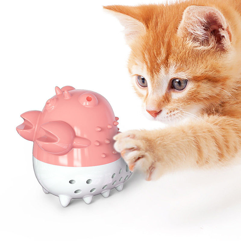 Crayfish Cat Grooming Tools Toothbrush Chew Balls Catnip Cleaning And Grooming Teeth Toys With Sound