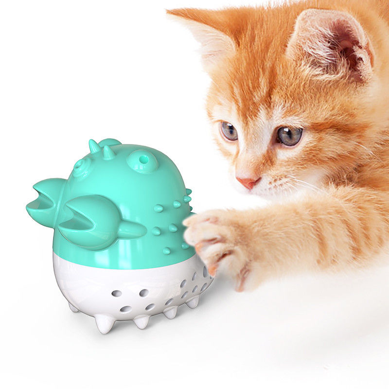 Crayfish Cat Grooming Tools Toothbrush Chew Balls Catnip Cleaning And Grooming Teeth Toys With Sound