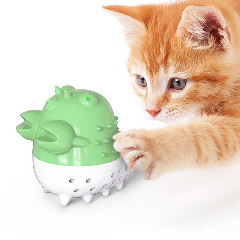 Crayfish Cat Grooming Tools Toothbrush Chew Balls Catnip Cleaning And Grooming Teeth Toys With Sound