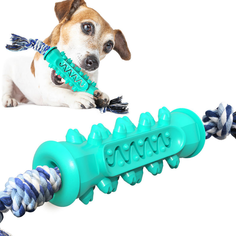 Non Toxic Rubber Chew Toys For Teething Puppies 15-30 LBS Dog Improving Dental Hygiene