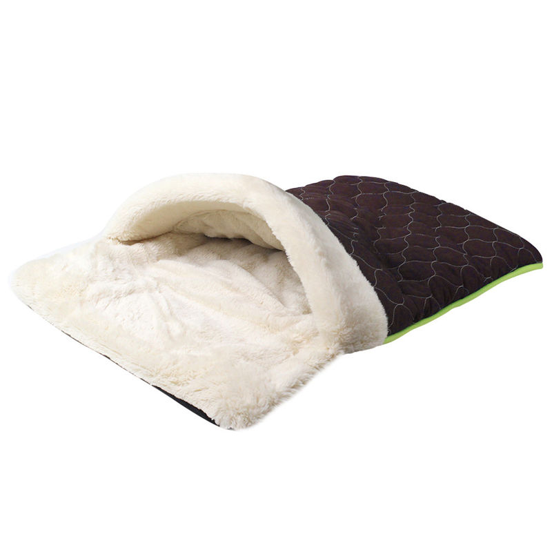 Unique quilt shape pet bed fashionable envelope plush durable cat bed breathable dog bed,cat cave