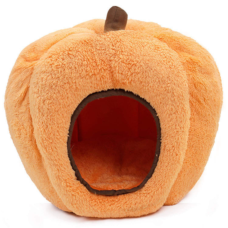 2021 Factory customization High Quality Cats Dogs Cave Washable Pets Bed Luxury Pumpkin Pets House