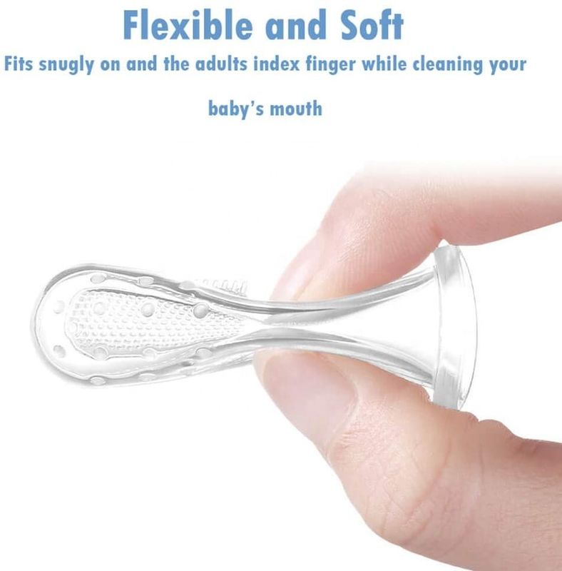 Bristle Silicone Dog Cleaning Tool Teeth Cleaning Dog Oral Care Finger Pet Toothbrush