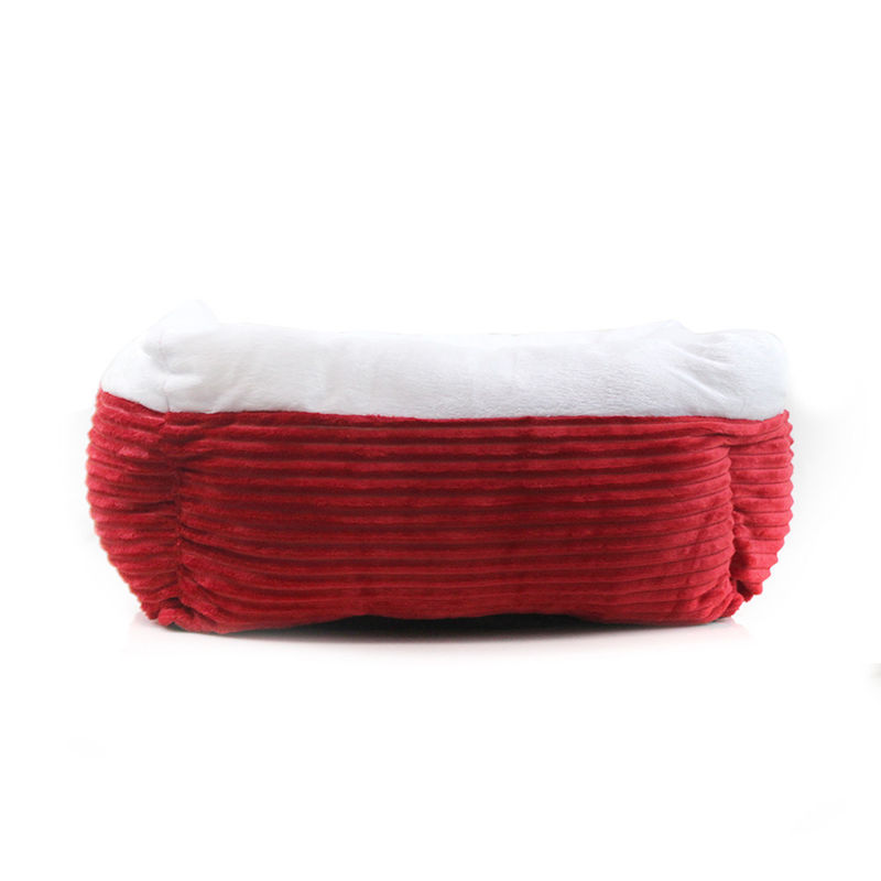 Rectangle Plush Dog Cat Bed Self-Warming Deep Sleep Pet Bed Corduroy Pets Bed Washable Comfortable Dog Sofa