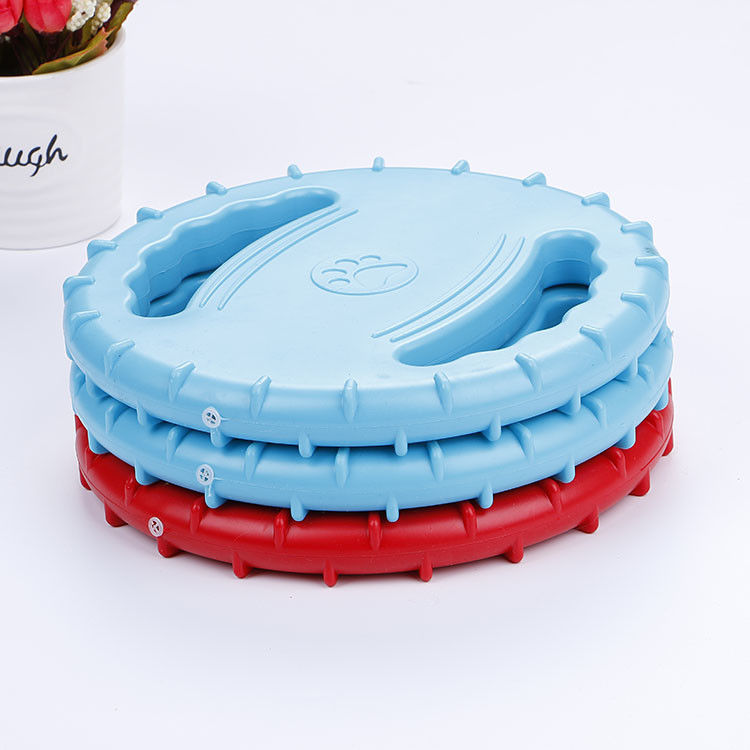 Water Floating Voice Flying Disc Interactive Dog Toys Outdoor Fitness Intensive Training Equipment Toys for Pets