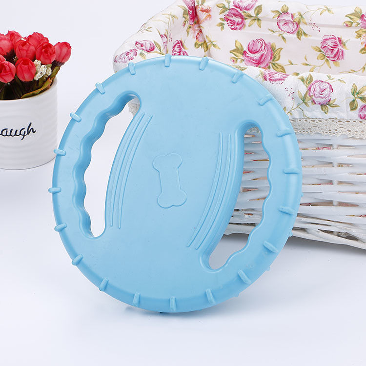 Water Floating Voice Flying Disc Interactive Dog Toys Outdoor Fitness Intensive Training Equipment Toys for Pets