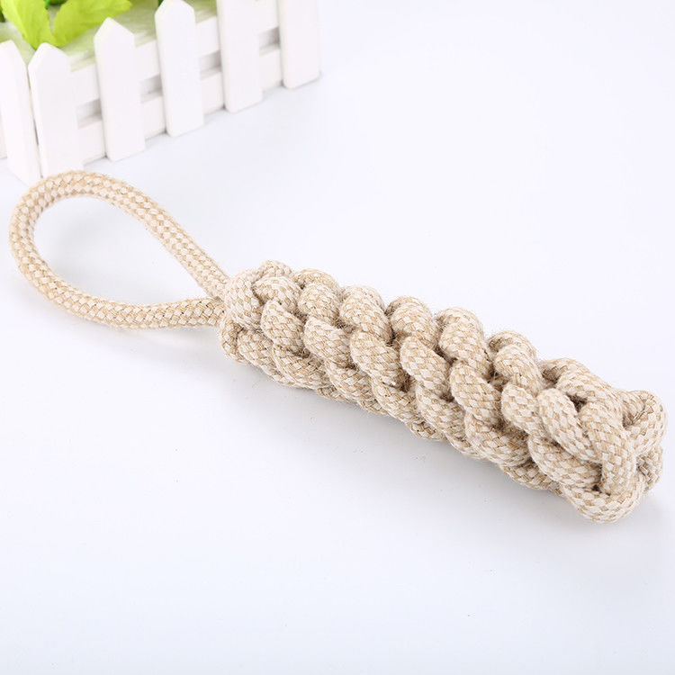 Cotton Washable Rope Chew Dog Pet Toys Durable Corn Toothbrush
