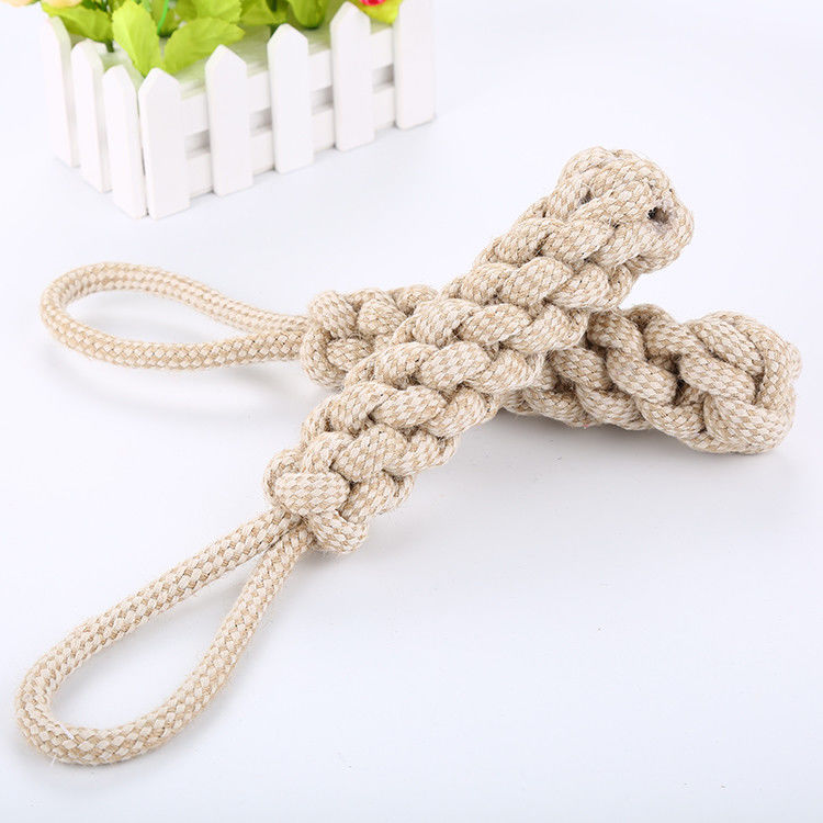 Cotton Washable Rope Chew Dog Pet Toys Durable Corn Toothbrush