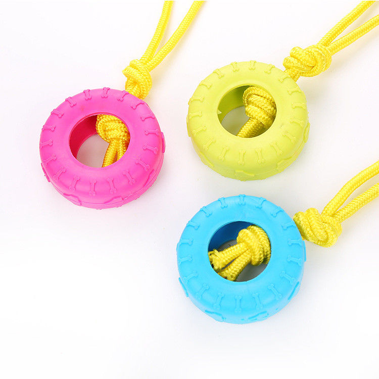 Durable chew Dog Pet Toys OEM/ODM TPR Dental Toothbrush Teeth Cleaning Toys