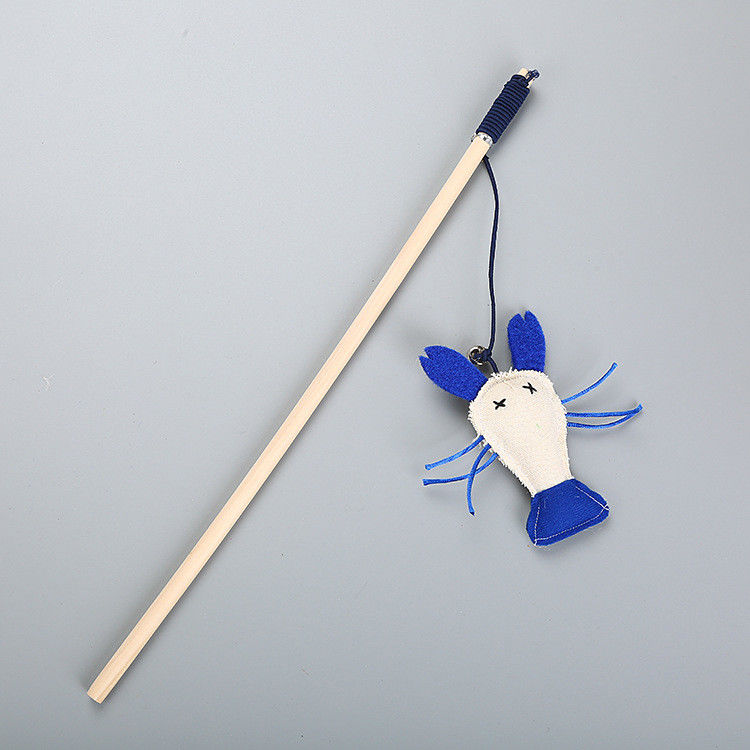 Outlet Feather Teaser Cat Toy Fish Shrimp Cat Interactive Toy 30g