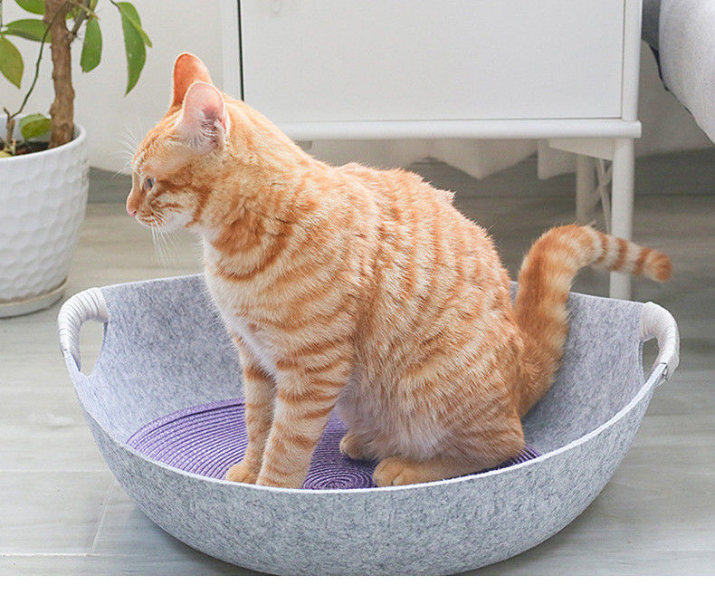 felt cat nest with for 100% safety pet round nest cat dog bed cat bed nest