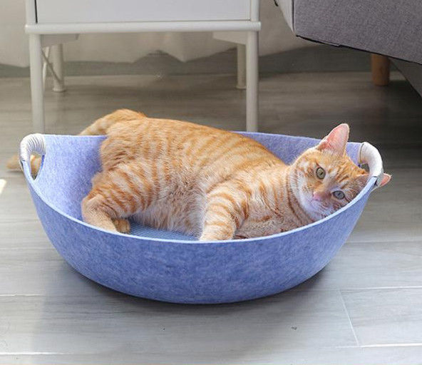 felt cat nest with for 100% safety pet round nest cat dog bed cat bed nest