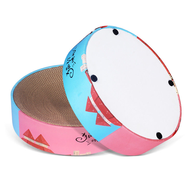 2 In1  Durable Round Cat Scratcher Bed Pad &amp; Lounge 1000g