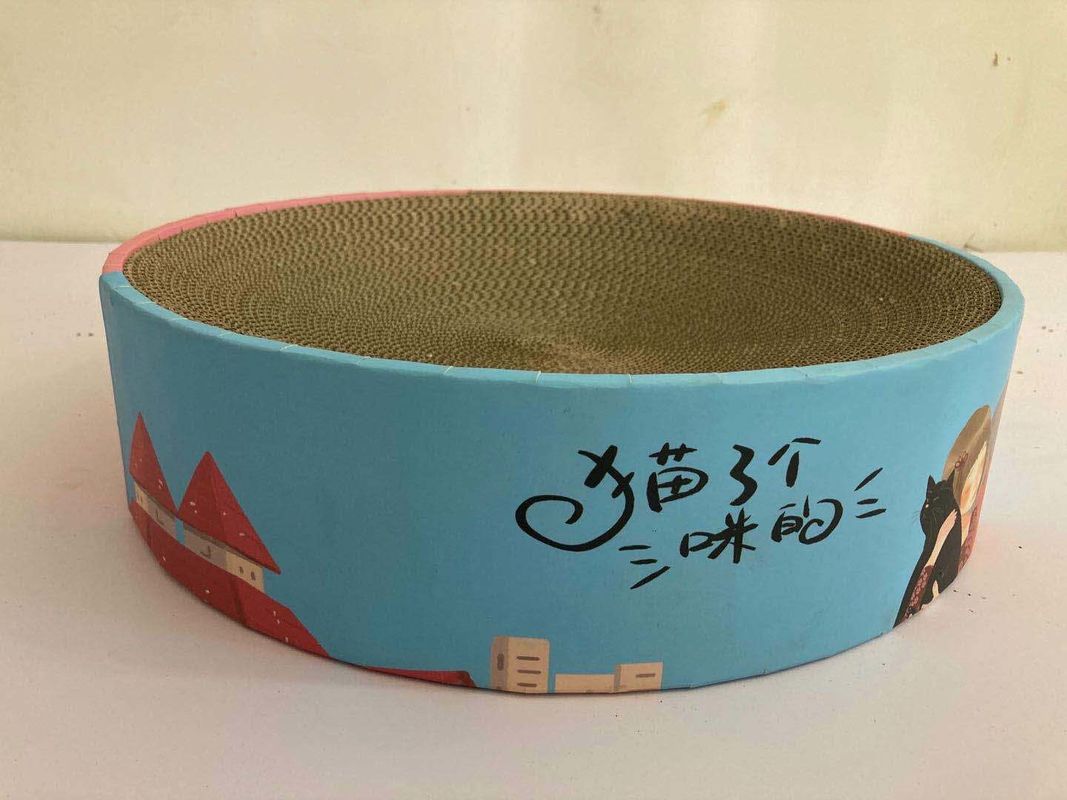 2 In1  Durable Round Cat Scratcher Bed Pad &amp; Lounge 1000g