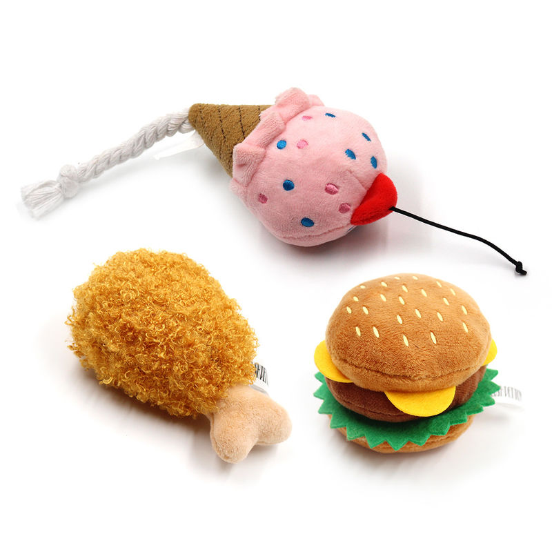Anti Bite Simulation Food Dog Pet Toys 83g Interactive Dog Toys For Aggressive Chewers