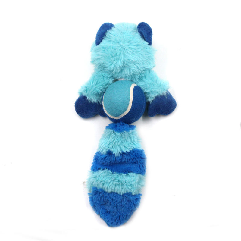 Squeaky Plush Dog Toy Fox Raccoon Bite resistant Durable Dog Interactive Molar Toys