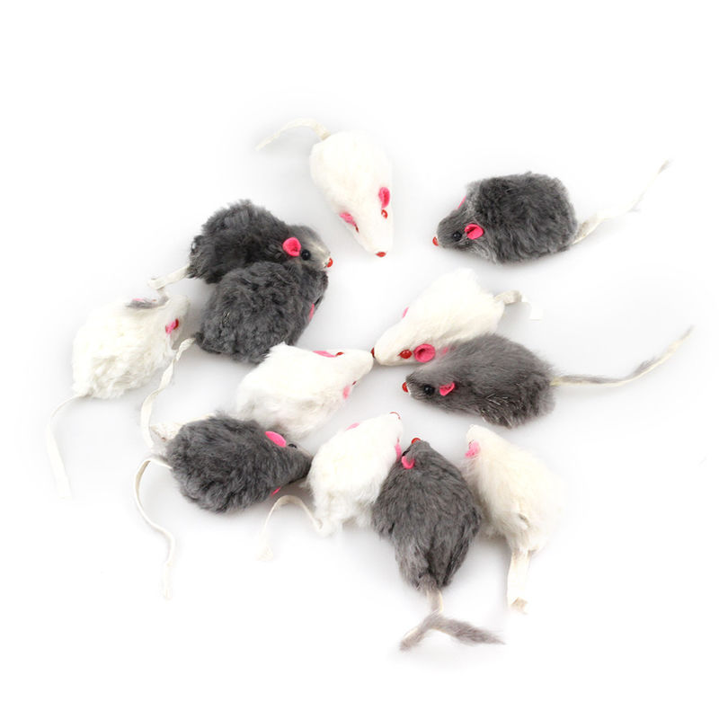 Halloween Unique Gift Bicolourable Mini Mouse Cat Toy Set With Sound