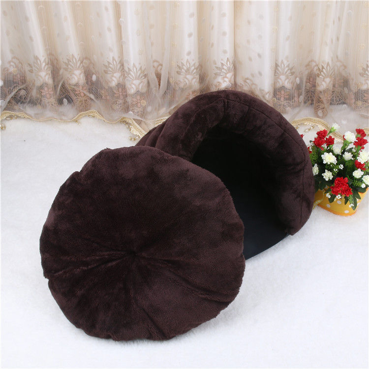 Fashion Cat Nest Comfortable Pet Bed Tunnel For Warm Cat House Soft Cat Cave Bed