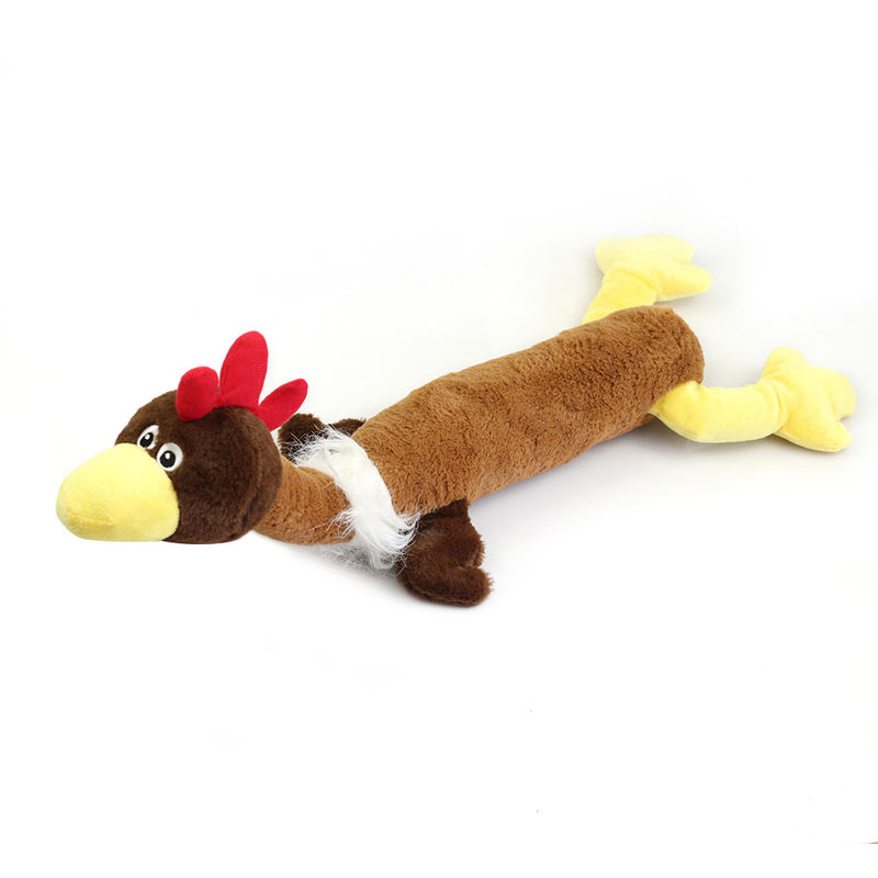 Bite Resistant Animal Shape Plush Funny Cats Dogs Toy Squeaky Durable Chew Toys