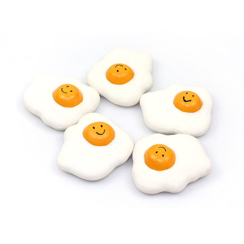 Egg squeaky chew Dog Pet Toys Latex Simulation Non toxic Interactive