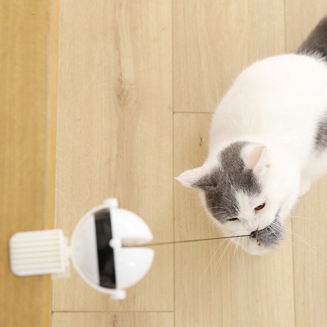 Interactive Electronic Auto Lift Ball Cat Pet Toys Funny Stick Cat Teaser Toy