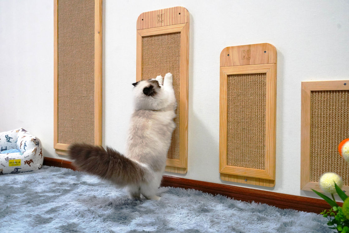Durable Sisal Wall Mounted Cat Scratcher Post Place Floor  40*30cm 30*76cm  40*120cm
