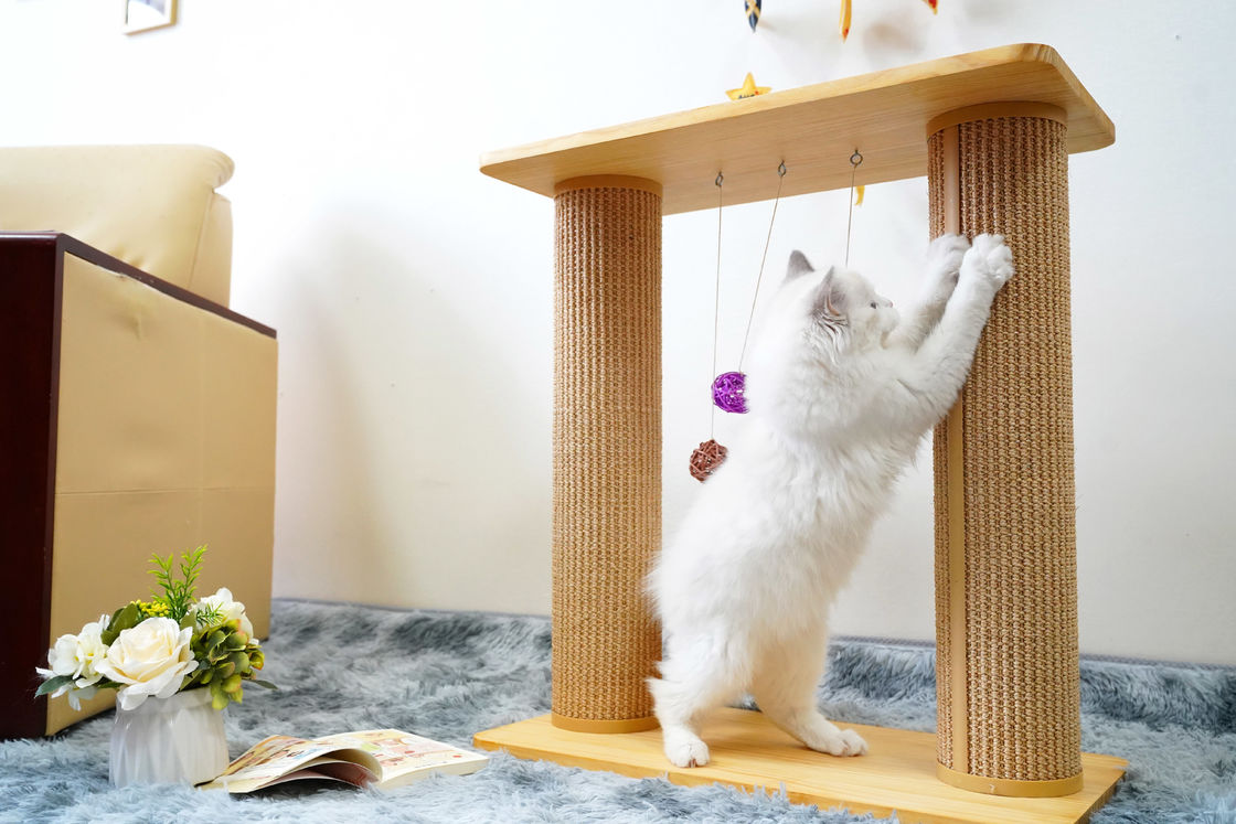 Double Layer Solid Cat Scratch Board Tree 60*30*63cm