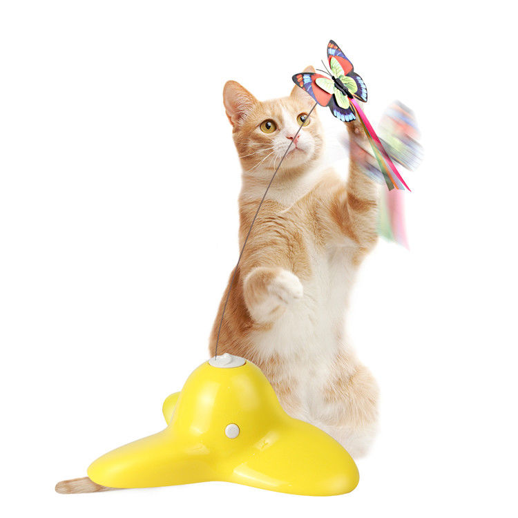 285g Cat Pet Toys Flutter Bug Electric Rotating Butterfly Cat Toy