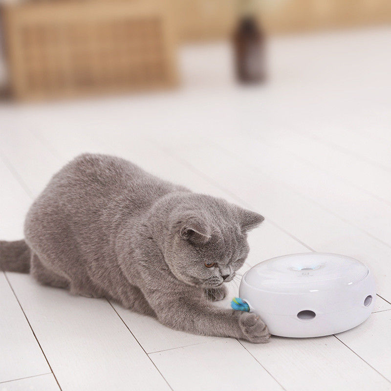 Electric Intelligent Rotation Automatic Cat Toy Feather Cat Toy