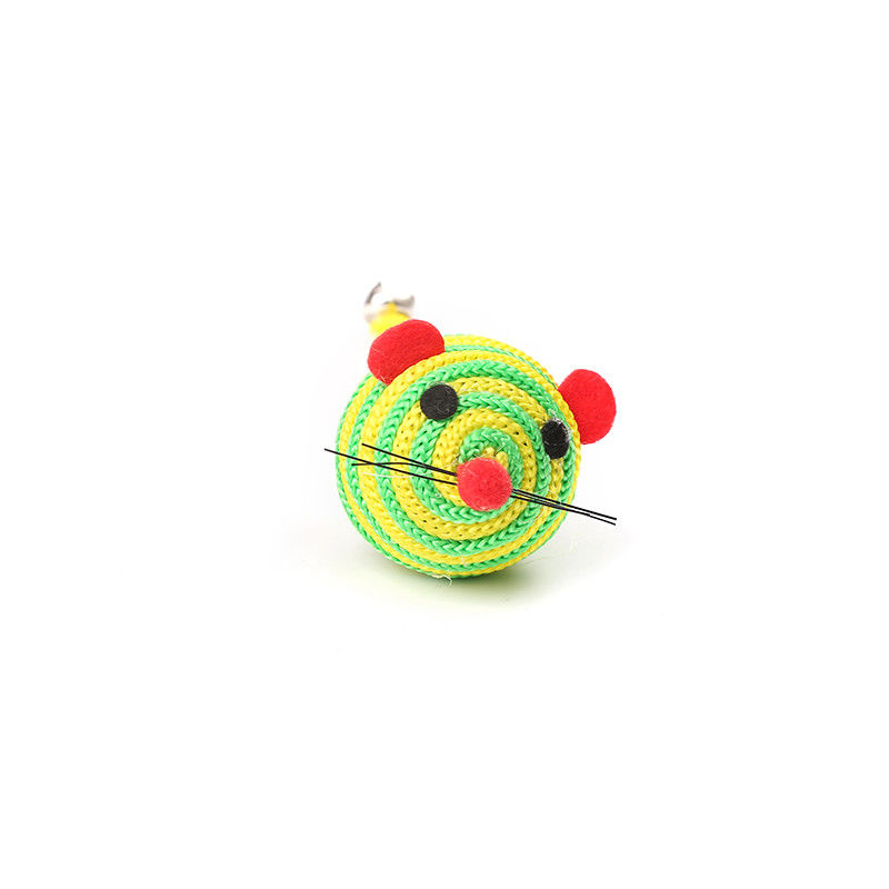 Nylon String Rope Bell Cat Pet Toys With A Mice Catch Cat Mouse Toy