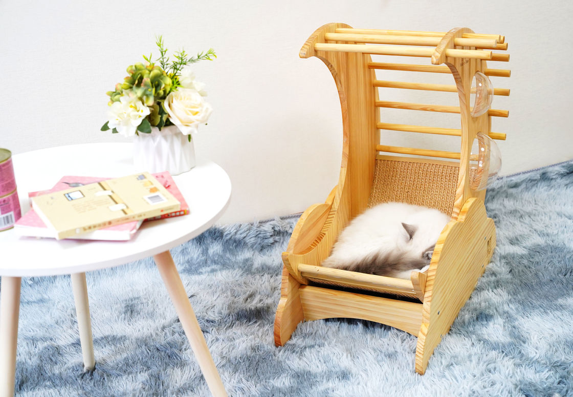 Hallupets Cat Scratcher House Pet Condo Cat Wooden Bed Tree House