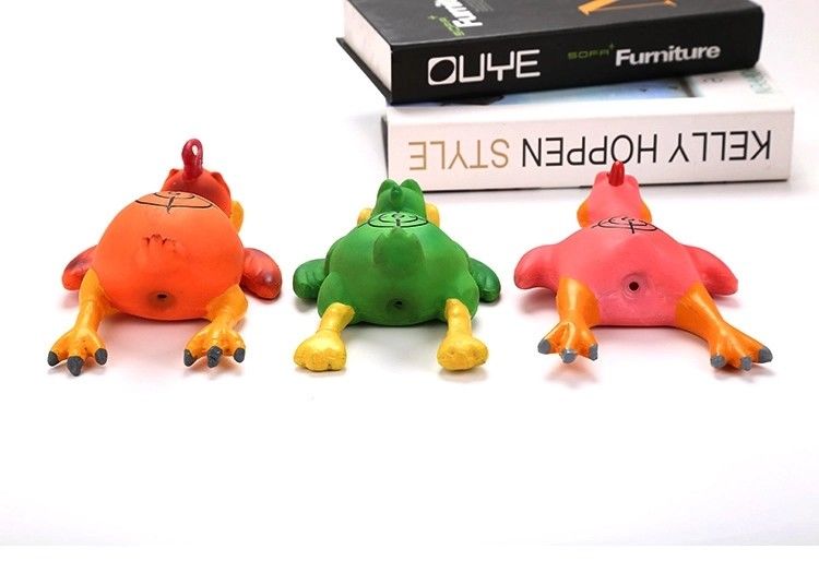 Pet Squeaky Dog Chewing Toy Molar Latex Screaming Turkey 23cm