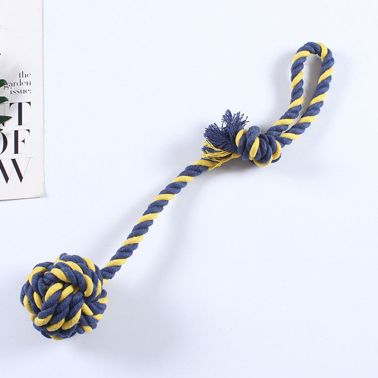 Eco Friendly Hand Woven Super Strong Bite Resistant Set Interactive Dog Chew Rope